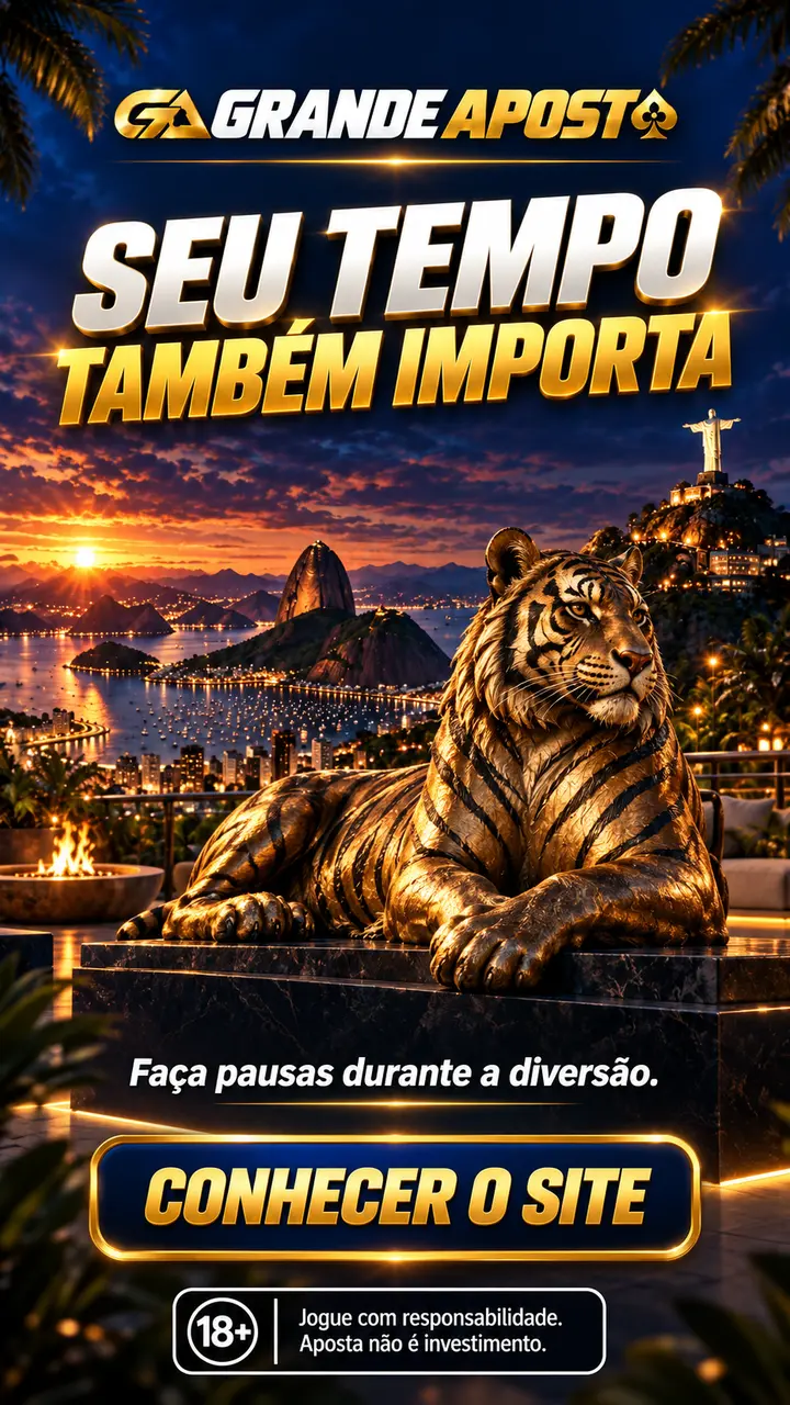Grande Aposta — SEU TEMPO TAMBÉM IMPORTA